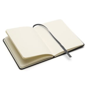 Cuaderno Writer A6 80 hojas Tapa Negra con detalle
