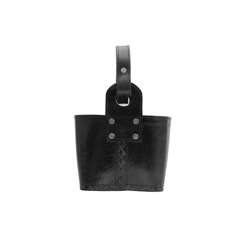 PORTA MATE DE CUERO NEGRO PARA AUTO - Image 3