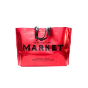 Bolsa Ecológica Laminada con Manijas Asas - Fuelle en base