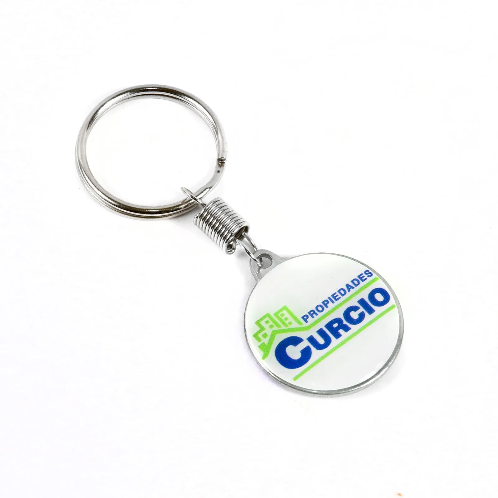 Llavero Metalico Circular (Simple Faz)