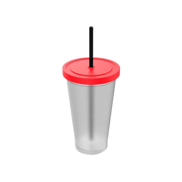 Vaso Juice con tapa y sorbete - Image 3