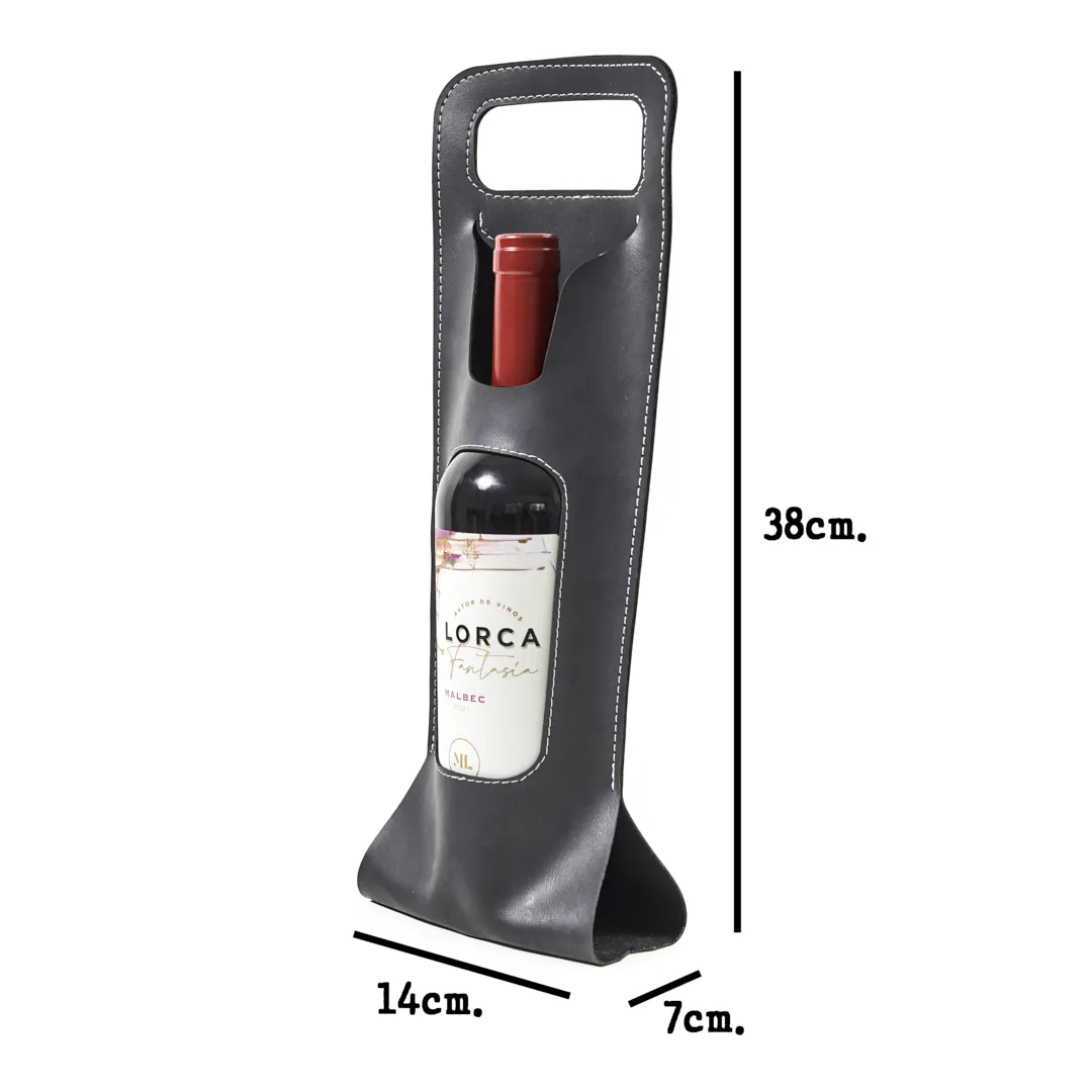 Estuche de Vino Eco cuero - Image 4