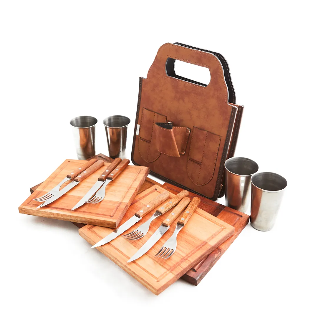 Porta Tablitas Asado x4 Cuadrado