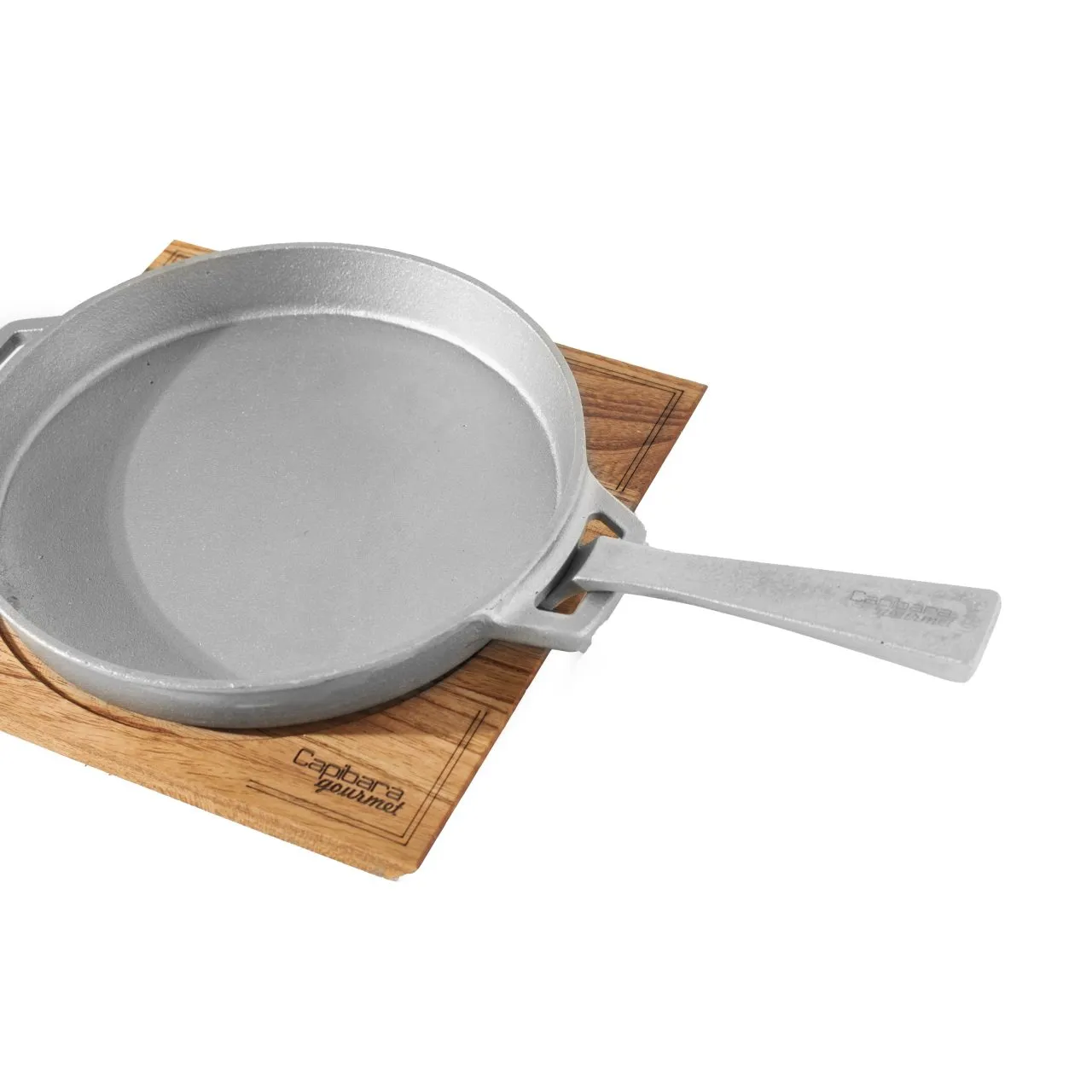 Tabla con Bifera Circular de Fundicion de Aluminio Mango Desmontable - Image 2