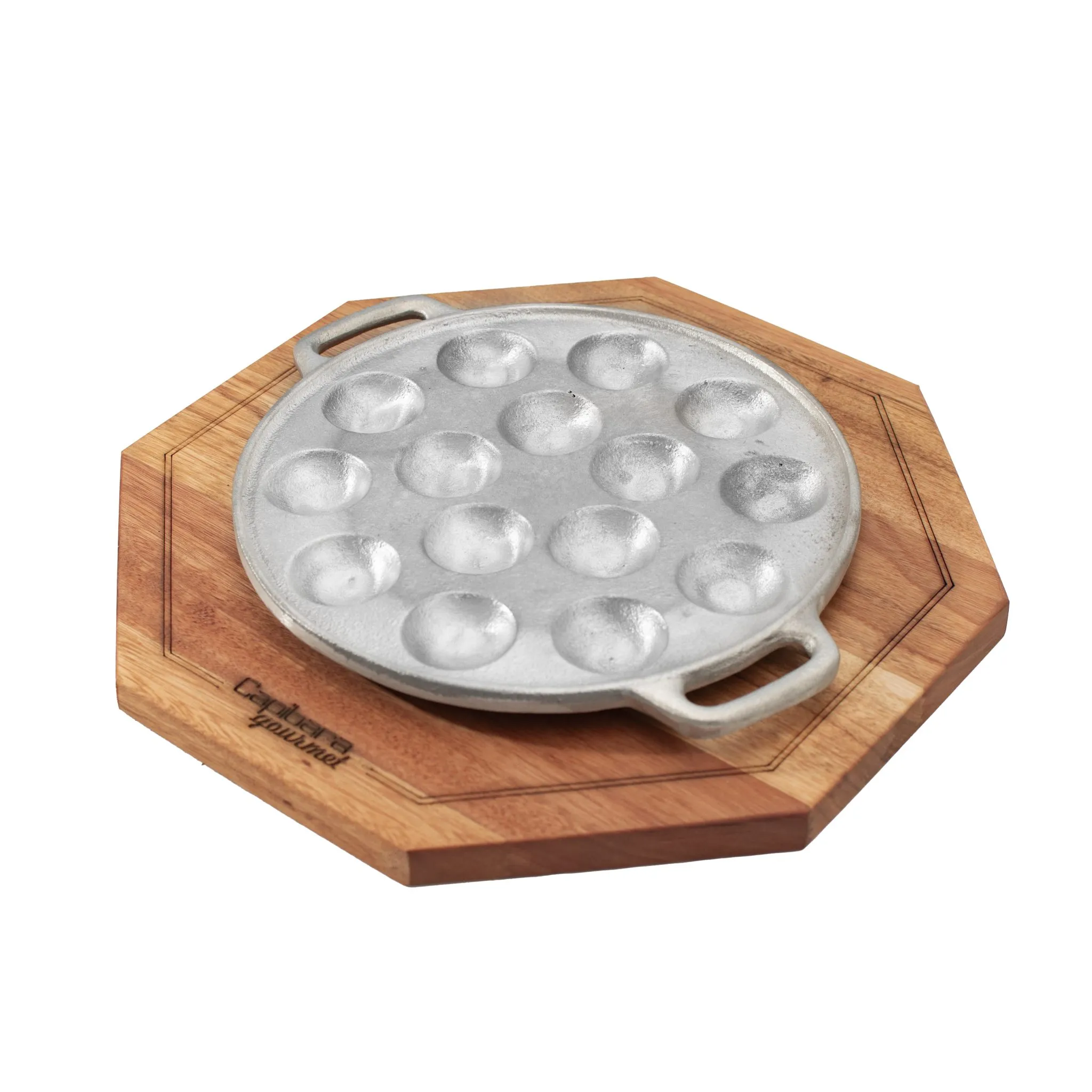 Tabla con Provoletera Degustacion Fundicion de Aluminio - Image 2